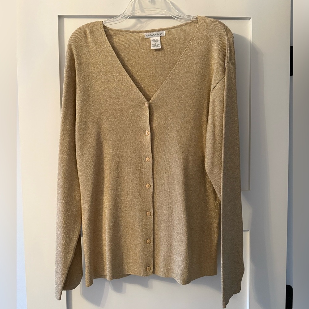 Claudia D Retro Gold Sweater